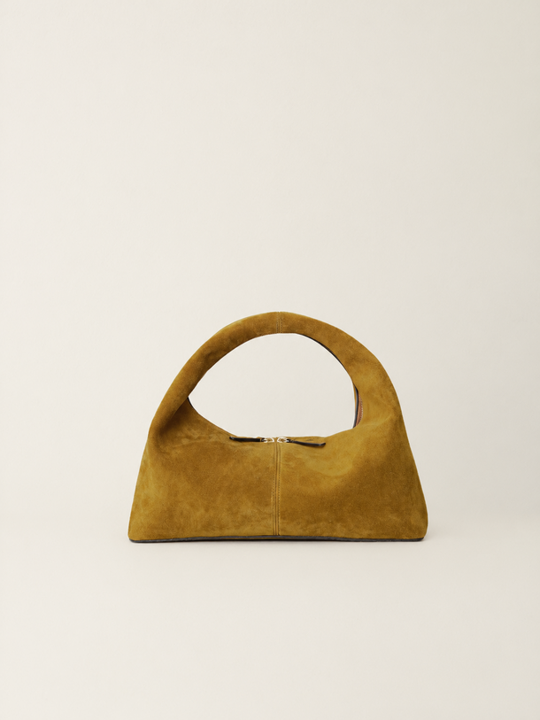 Panier Baguette Mustard  Suede 