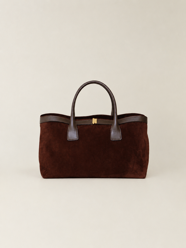 Greta Bag Choco Suede 