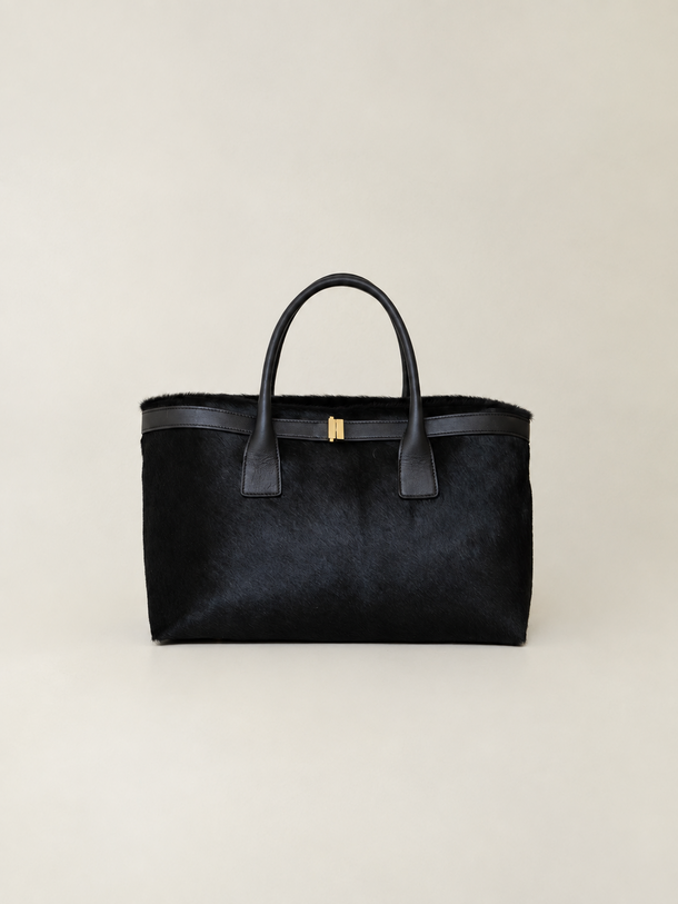 Greta Bag Pony-Effect Black