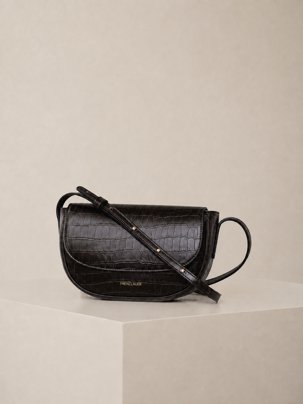 Mini Swing Croc-effect Deep Choco