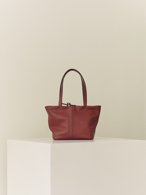 Shopper Mini Maroon Red