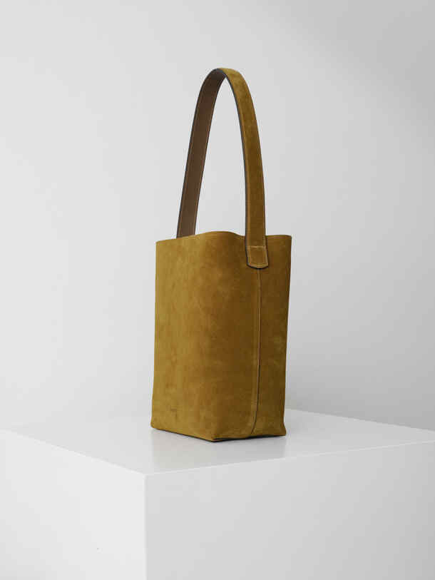 Mami  Soft Medium Mustard Suede  